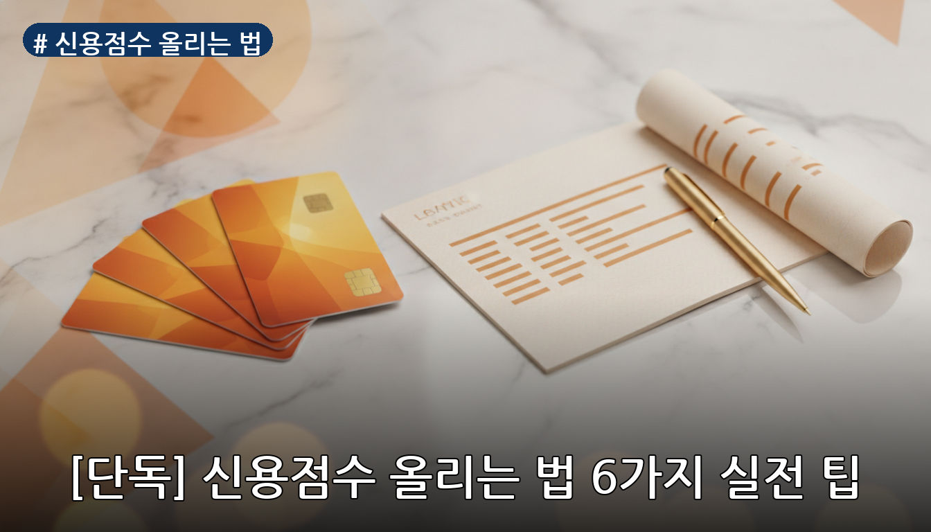 신용점수 올리는 법 대표 이미지