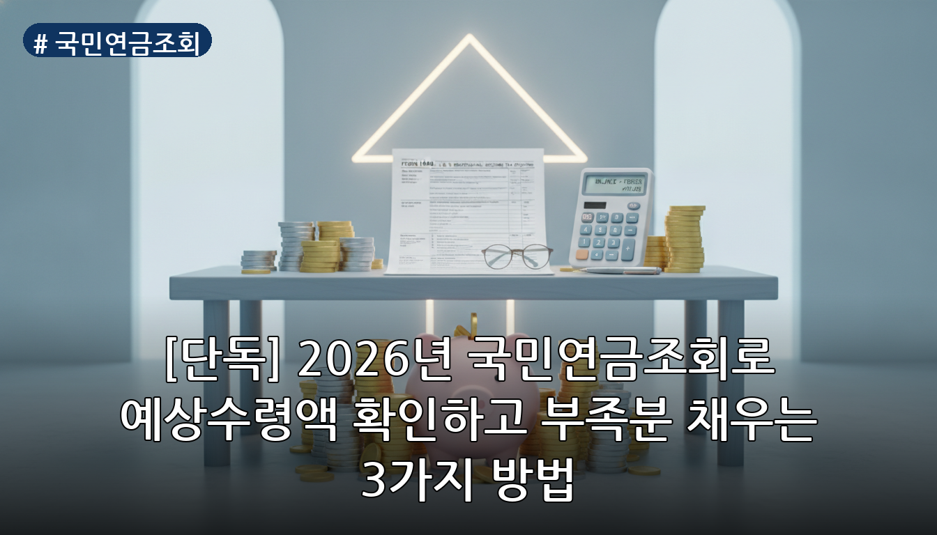 국민연금조회 대표 이미지