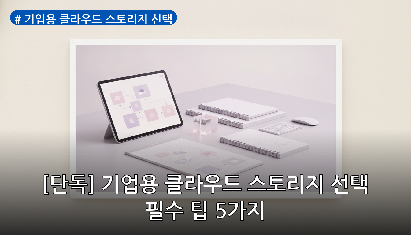 기업용 클라우드 스토리지 선택 대표 이미지