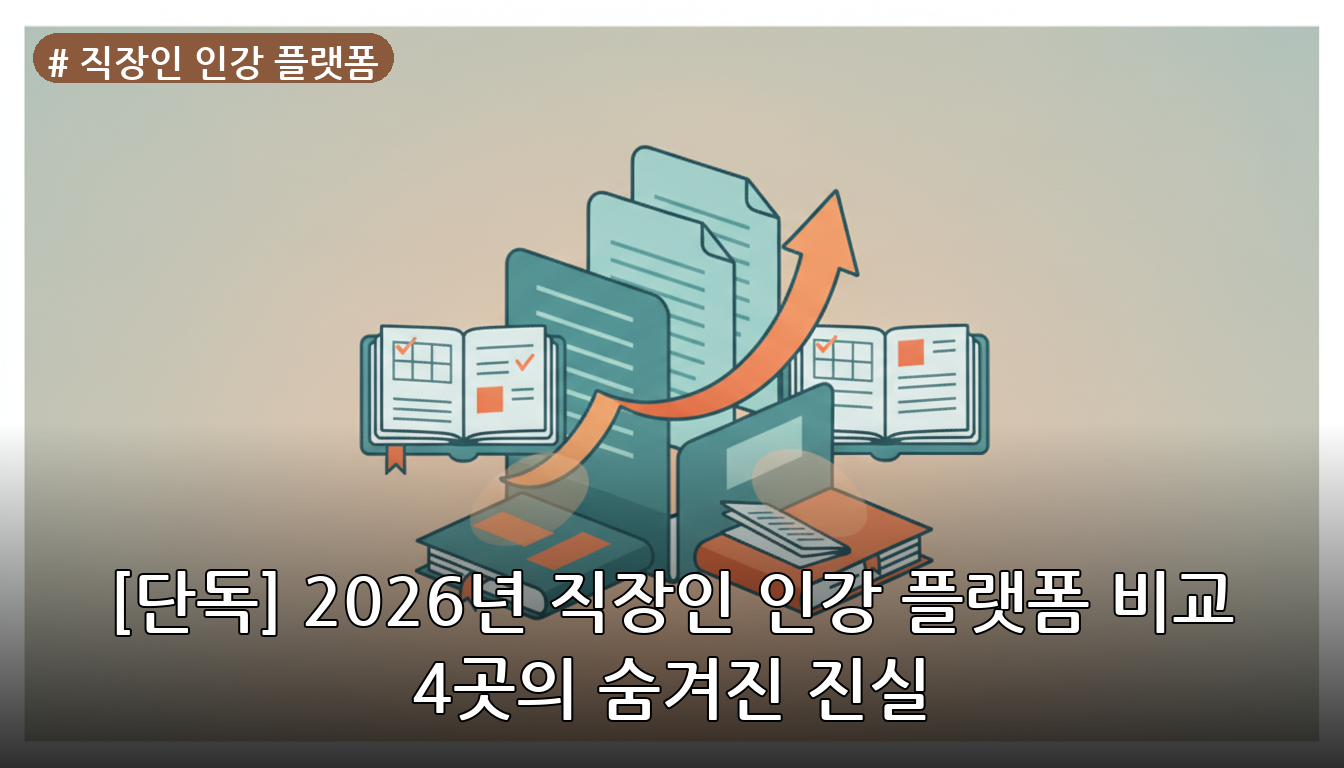 직장인 인강 플랫폼 대표 이미지
