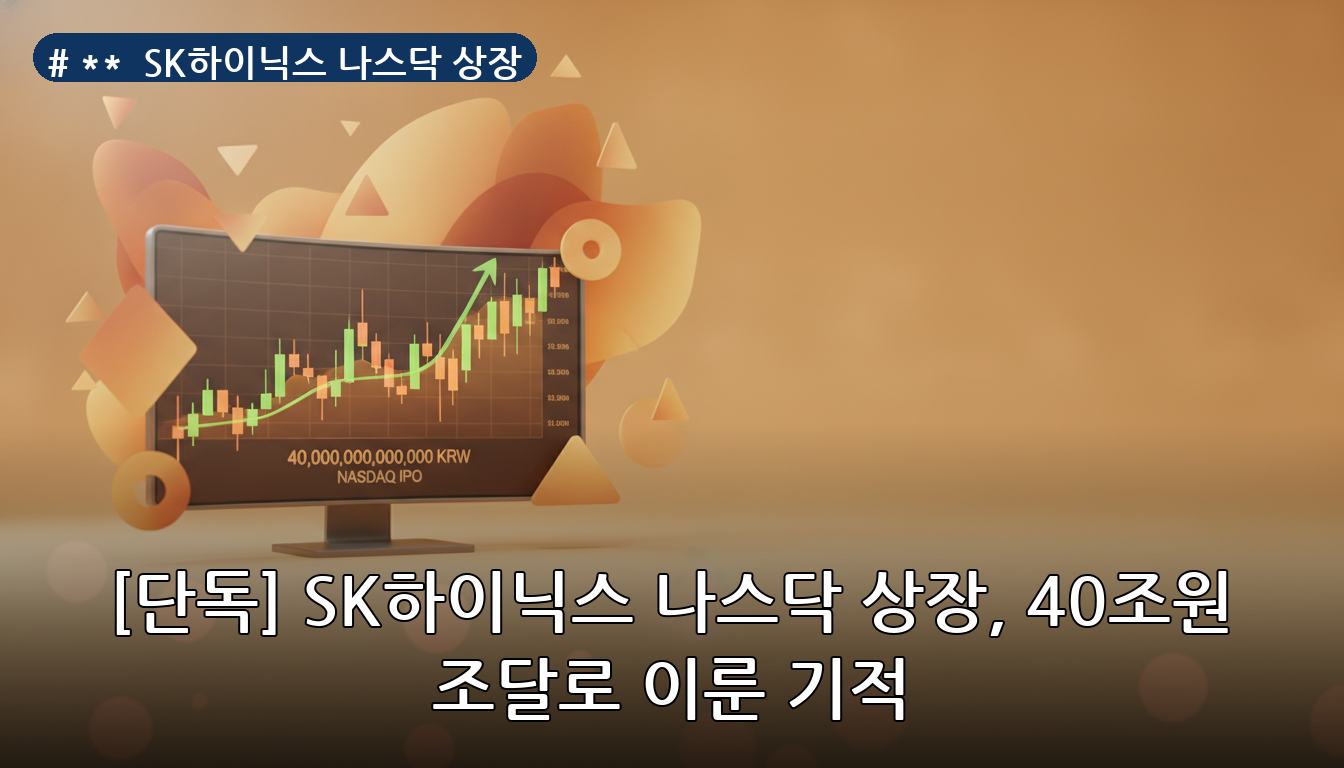 ** SK하이닉스 나스닥 상장 대표 이미지