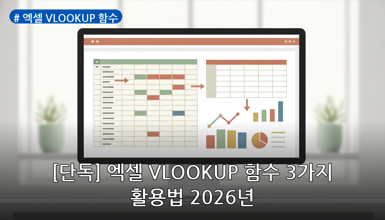 엑셀 VLOOKUP 함수 대표 이미지