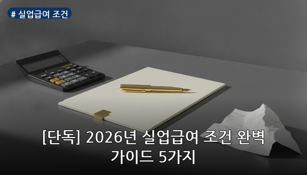 실업급여 조건 대표 이미지