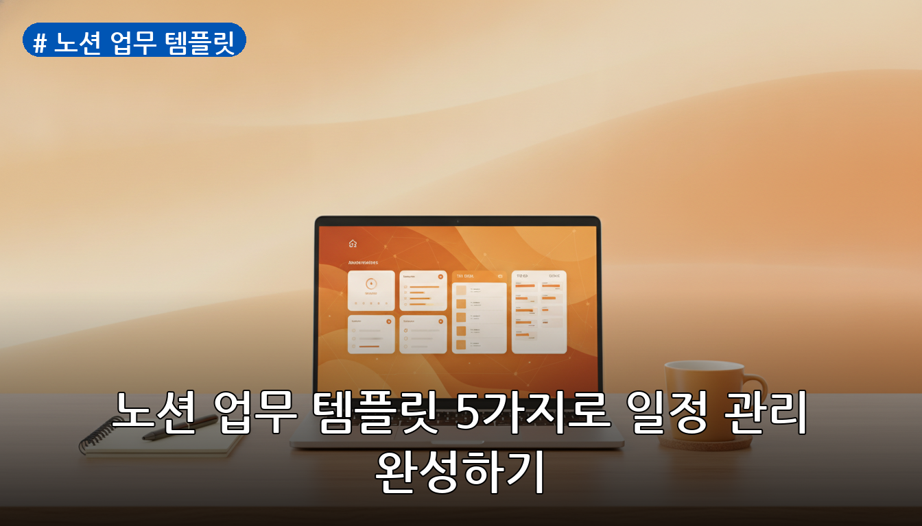 노션 업무 템플릿 대표 이미지