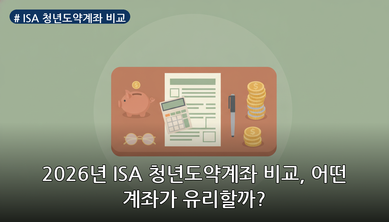 ISA 청년도약계좌 비교 대표 이미지