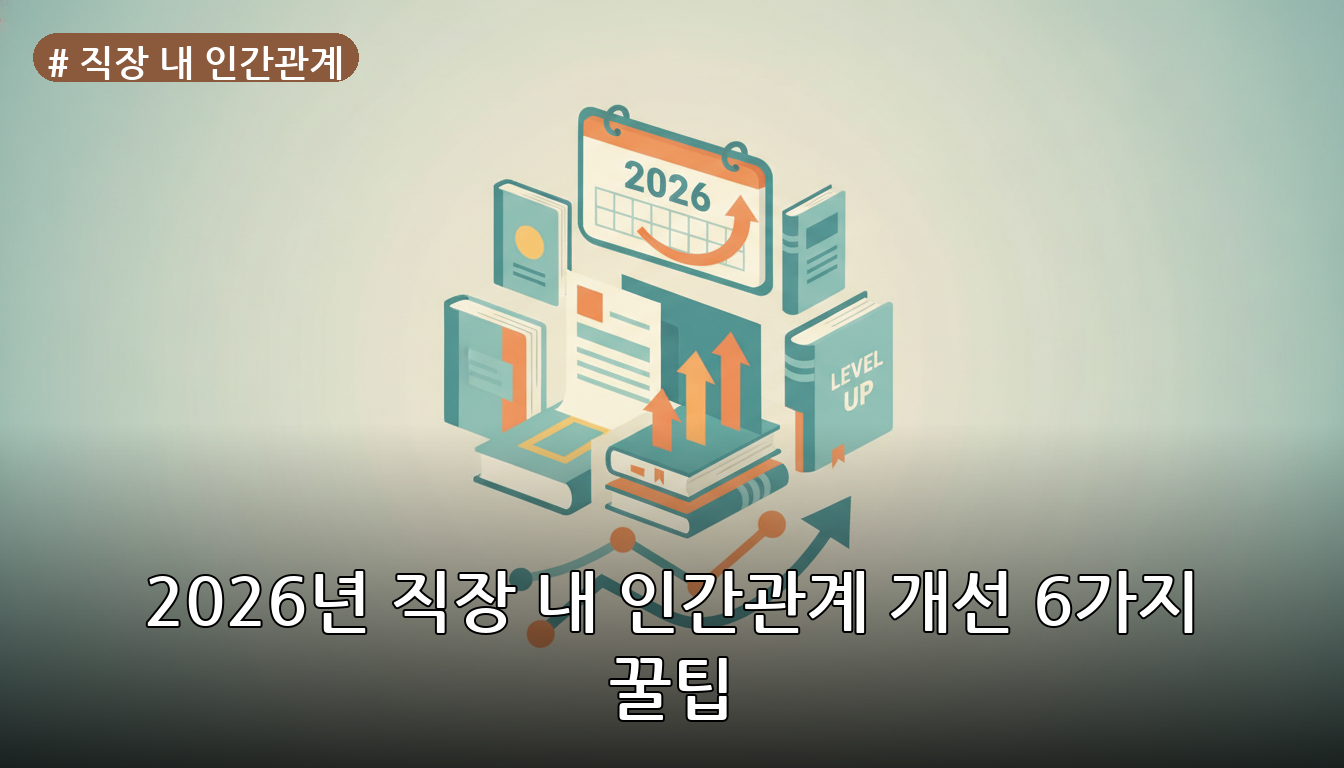 직장 내 인간관계 대표 이미지