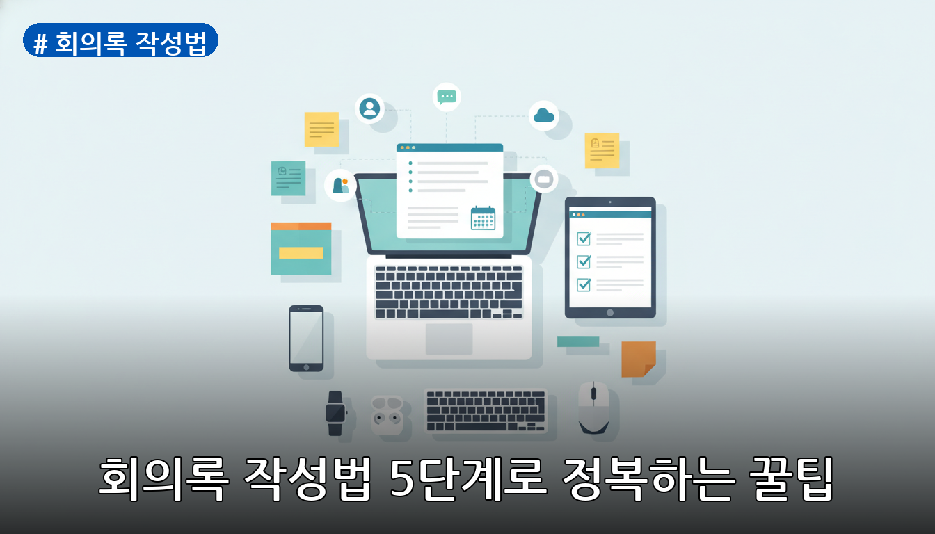 회의록 작성법 대표 이미지