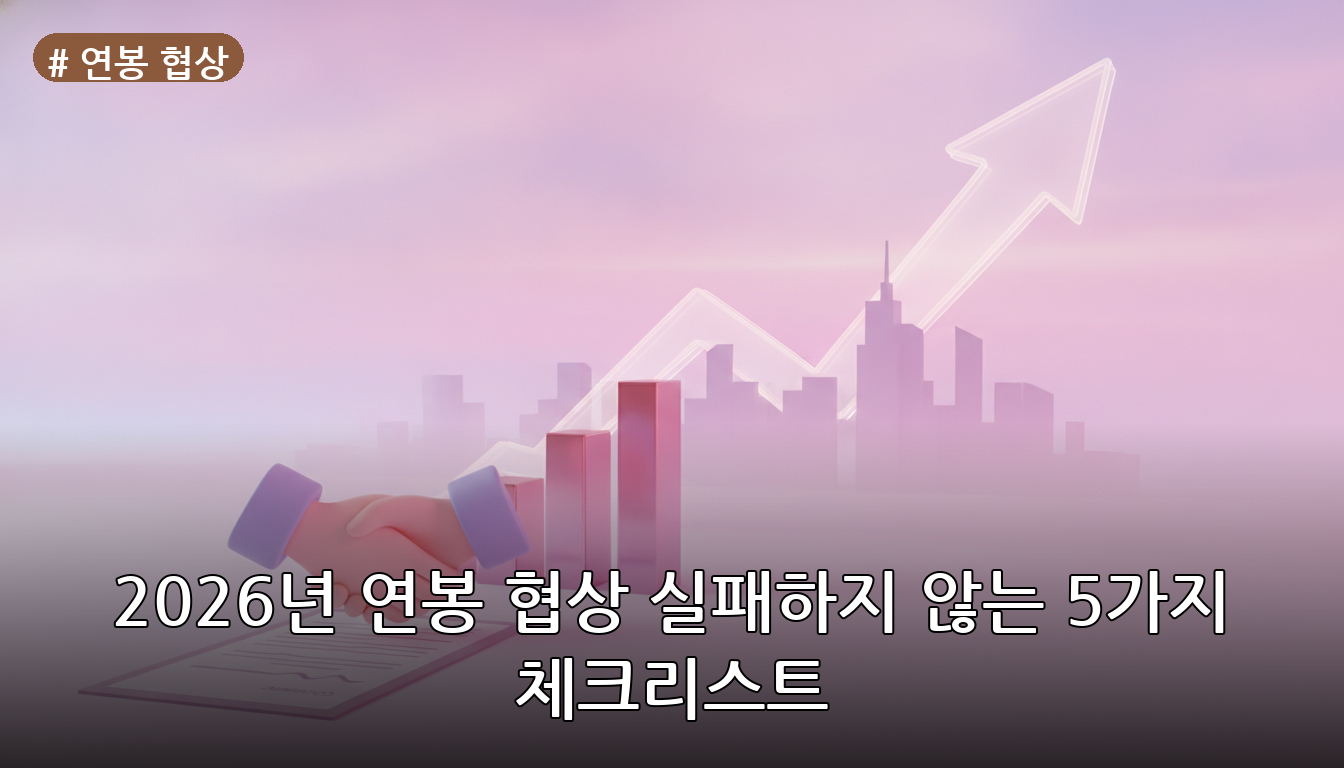 연봉 협상 대표 이미지