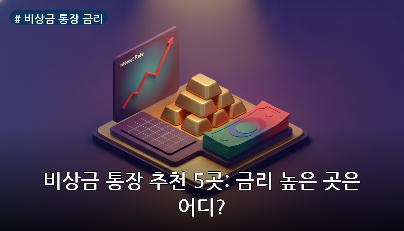 비상금 통장 금리 대표 이미지