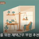 재택근무 부업 추천 대표 이미지