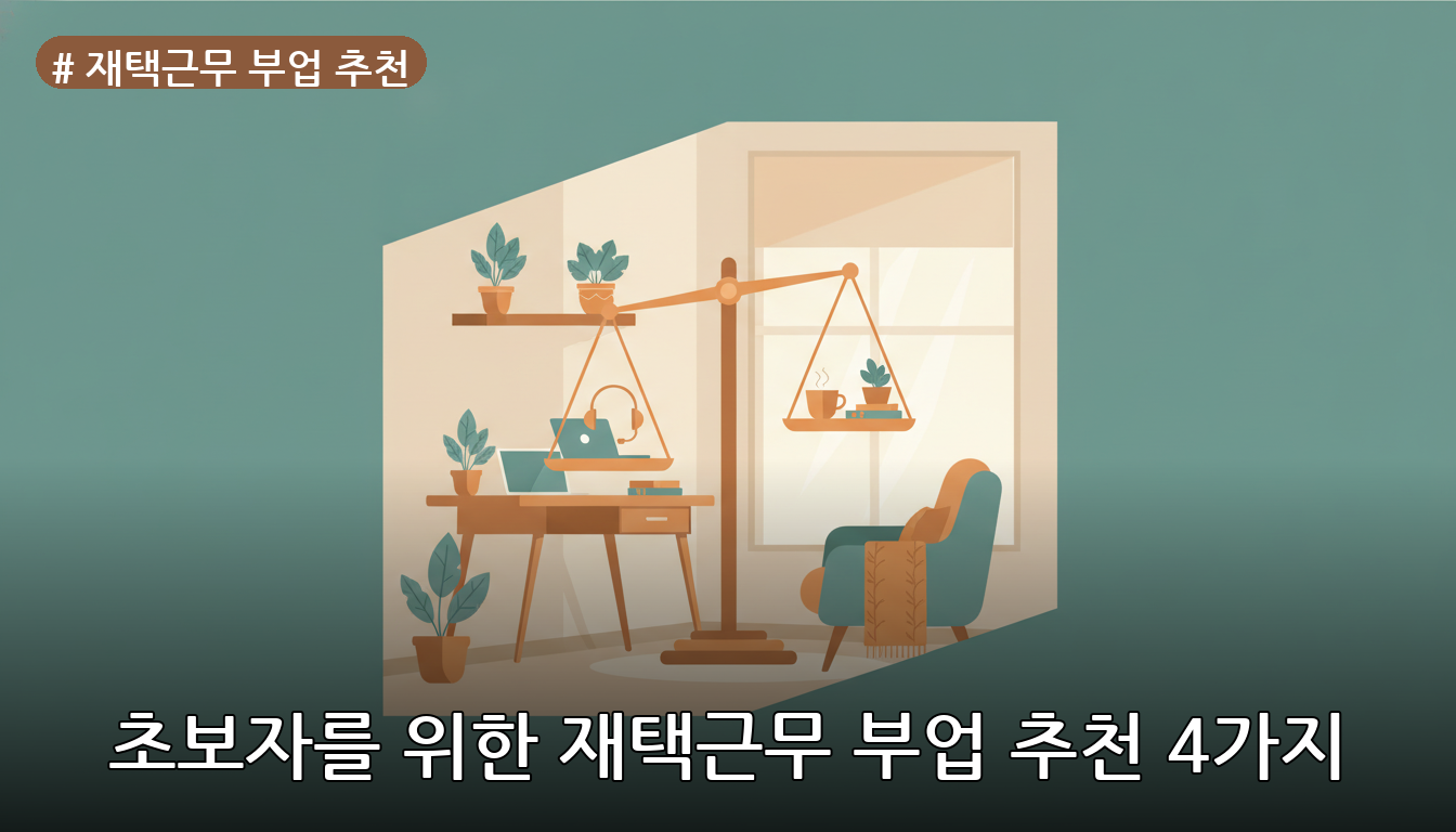 재택근무 부업 추천 대표 이미지