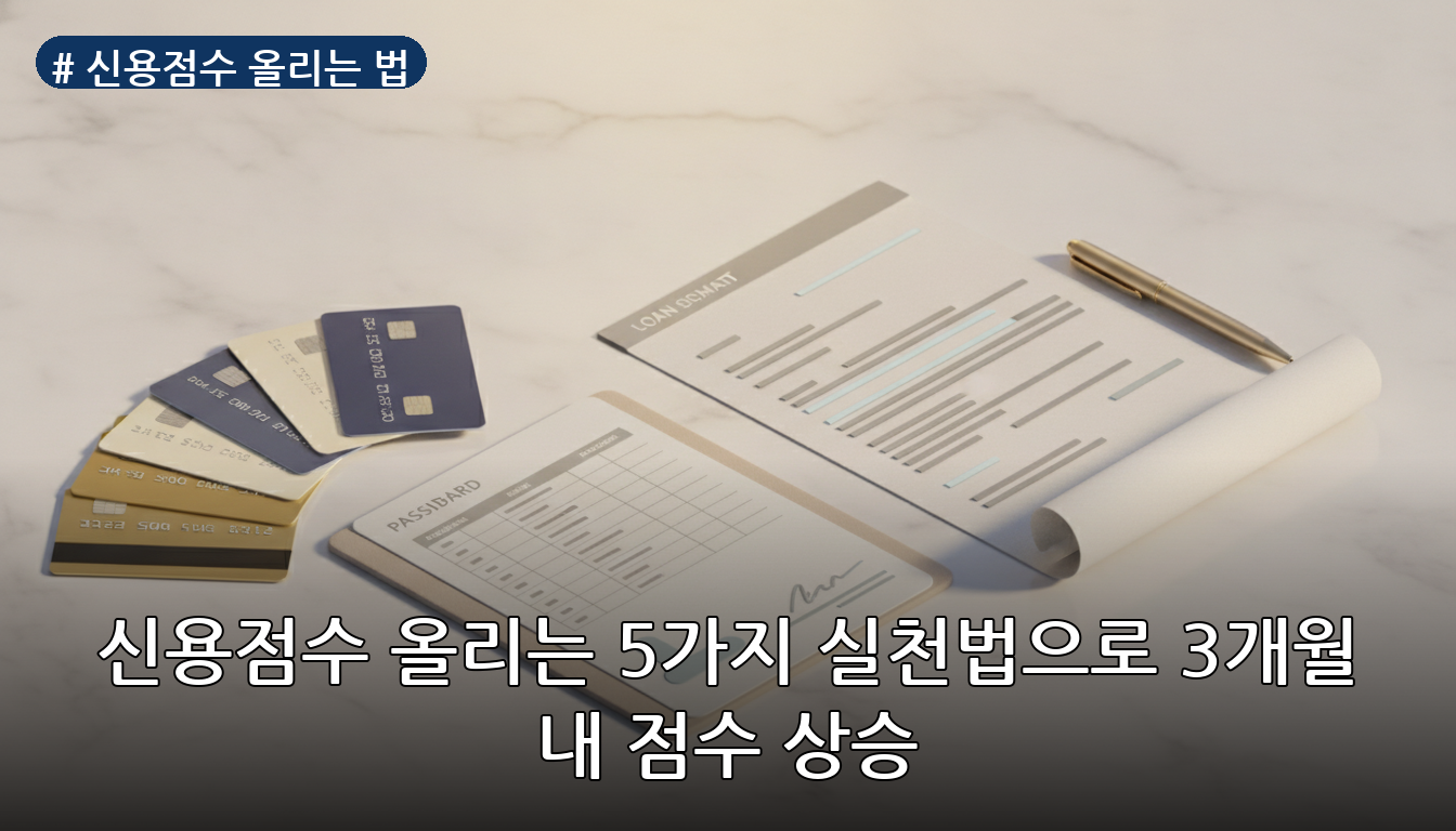 신용점수 올리는 법 대표 이미지