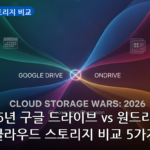 클라우드 스토리지 비교 대표 이미지