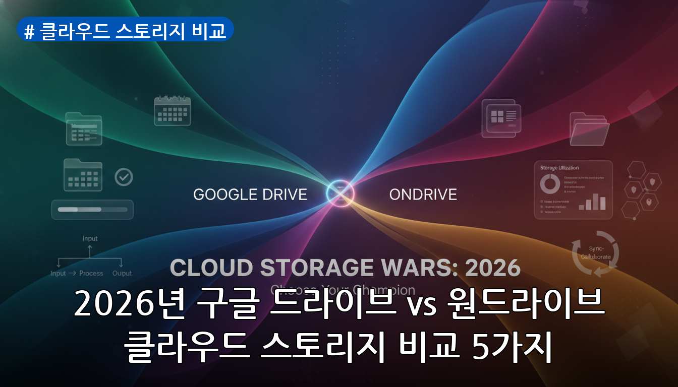 클라우드 스토리지 비교 대표 이미지