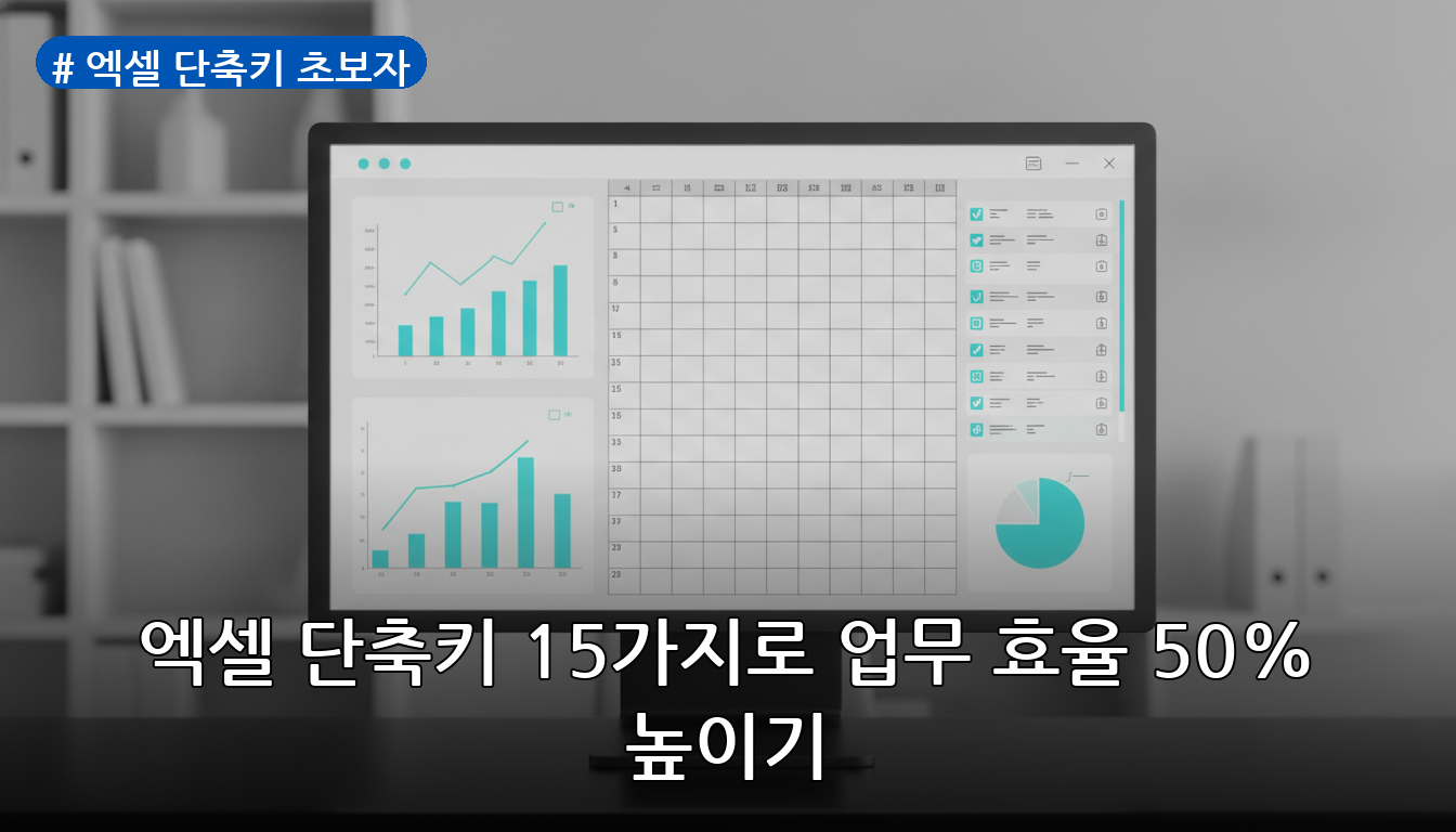 엑셀 단축키 초보자 대표 이미지