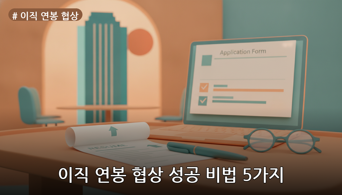 이직 연봉 협상 대표 이미지