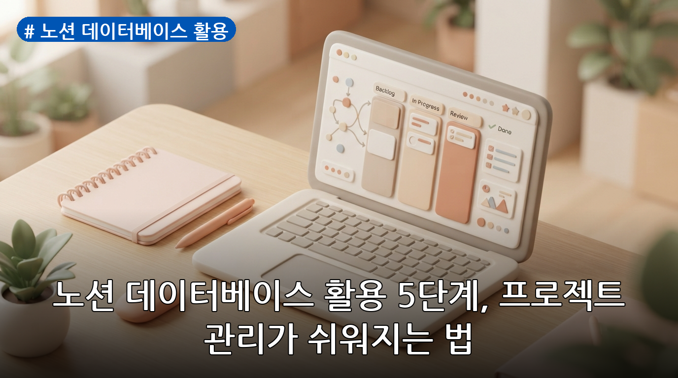 노션 데이터베이스 활용 대표 이미지