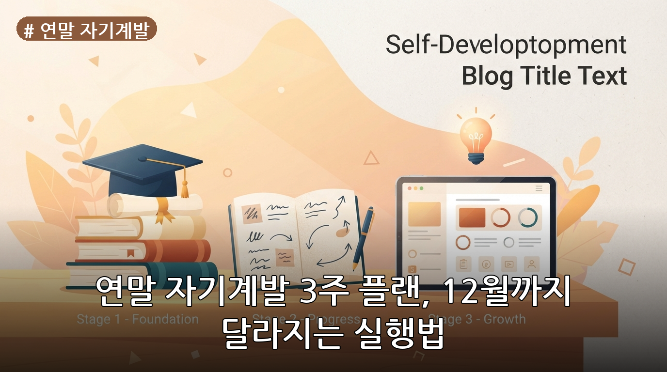 연말 자기계발 대표 이미지
