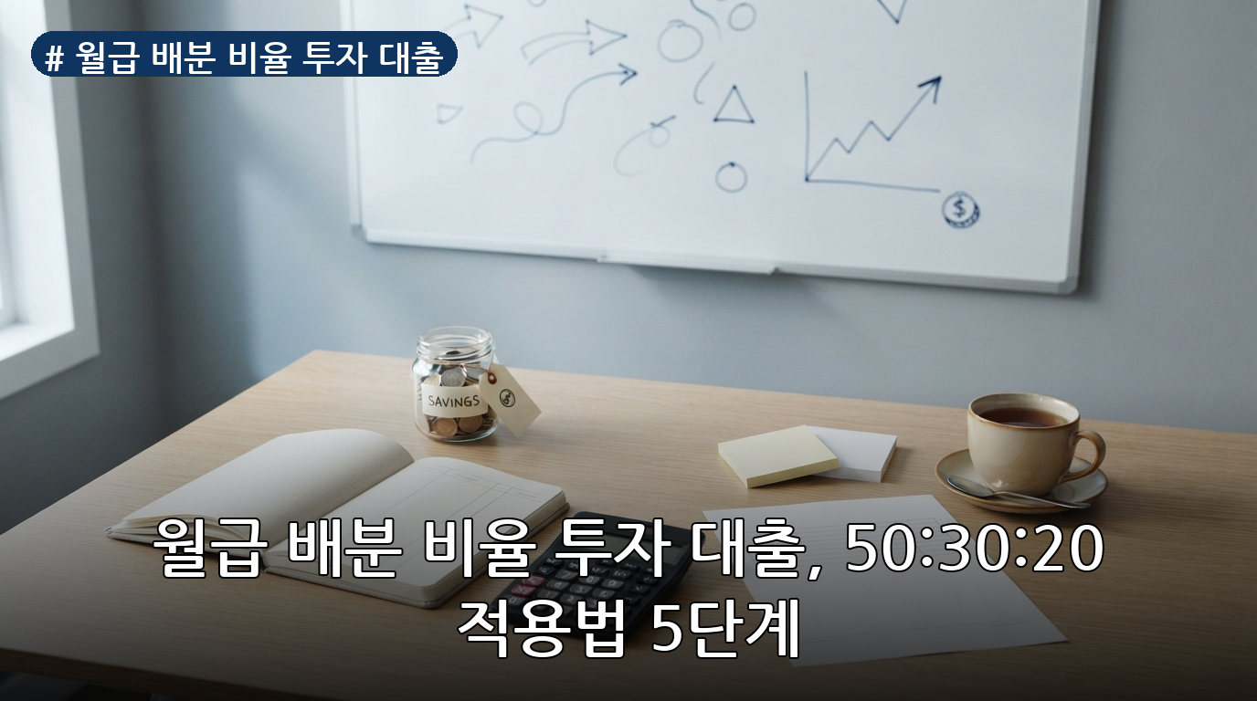 월급 배분 비율 투자 대출 대표 이미지