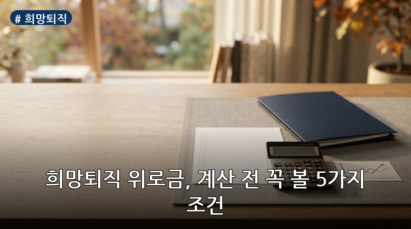 희망퇴직 대표 이미지