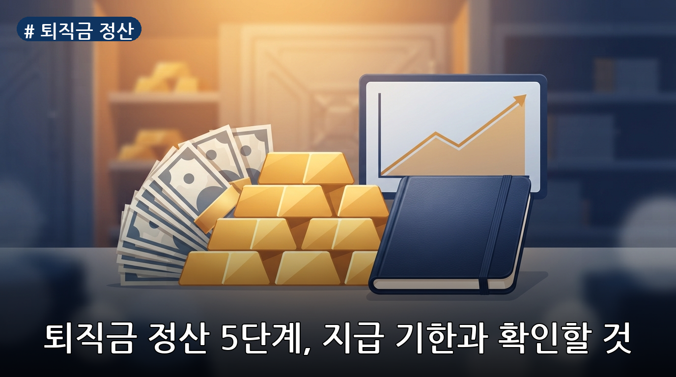퇴직금 정산 대표 이미지
