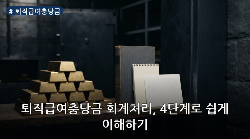 퇴직급여충당금 회계처리, 4단계로 쉽게 이해하기