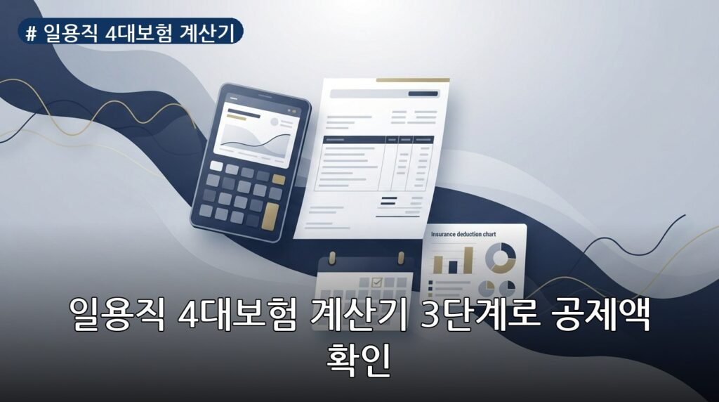일용직 4대보험 계산기 대표 이미지