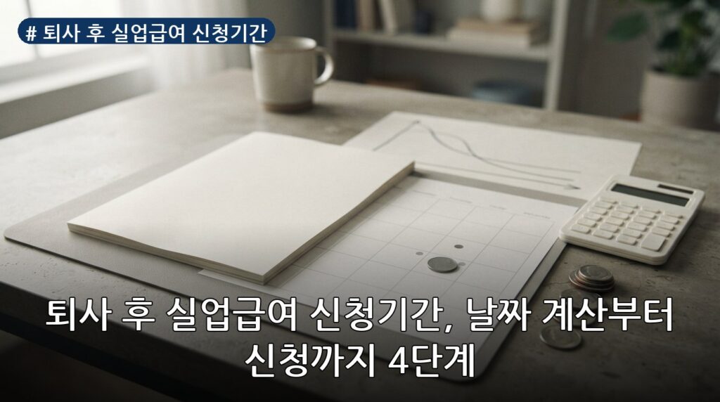 퇴사 후 실업급여 신청기간 대표 이미지