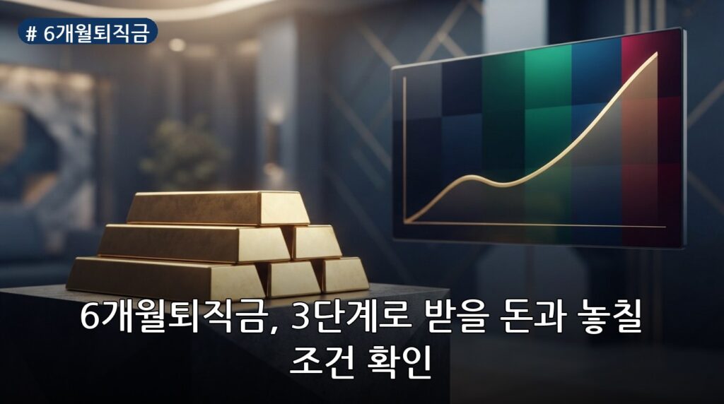 6개월퇴직금, 3단계로 받을 돈과 놓칠 조건 확인