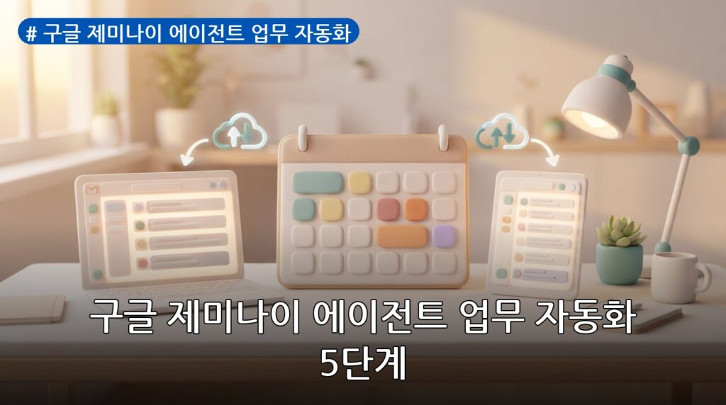 구글 제미나이 에이전트 업무 자동화 5단계